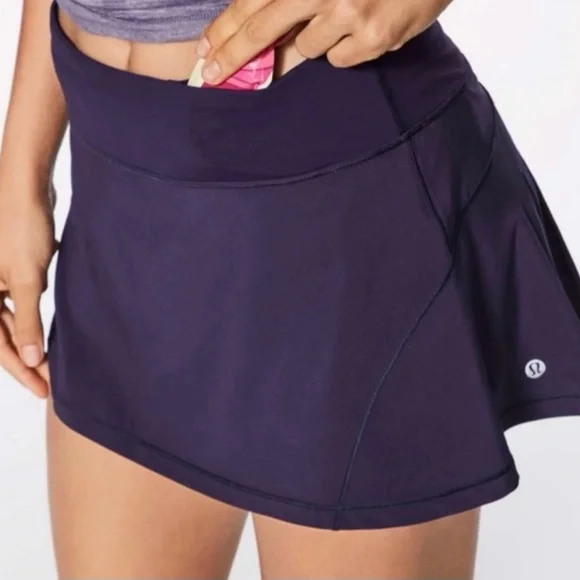 Lululemon Circuit breaker skirt dark purple - Picture 3 of 4